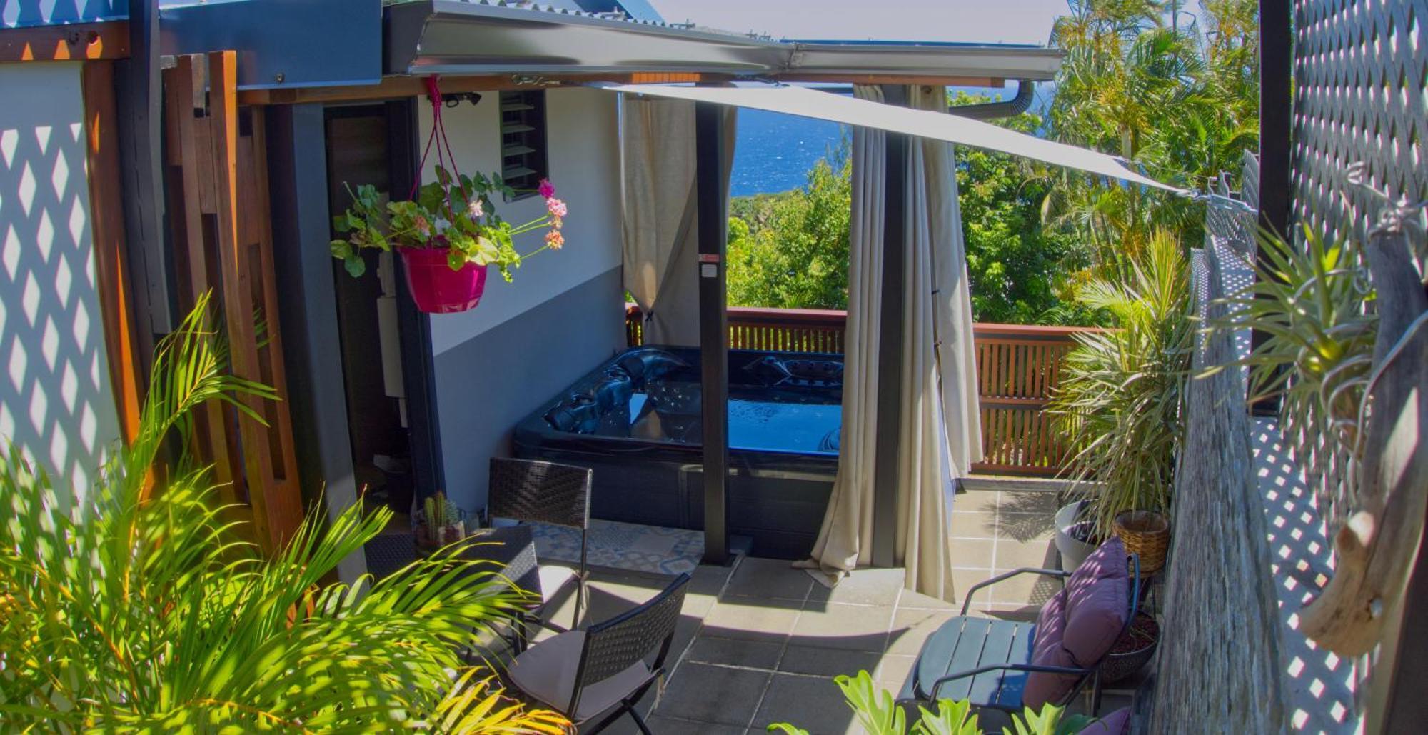 Ka Hema - Maison Entiere Avec Jacuzzi Et Vue Sur Mer Saint-Joseph Exterior photo